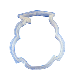 Пластиковая вырубка - "Совушка", 8см. 