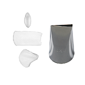 Насадка №126 (BN126) - "Роза прямая ровный край" (M)