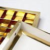 картинка Упаковка для 25 конфет, золото, 245*245*55 мм. 