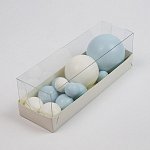 картинка Украшение "Шары из глазури", голубые, 11шт. 