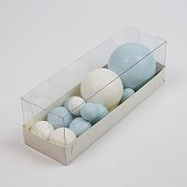 картинка Украшение "Шары из глазури", голубые, 11шт. 