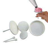 Гвоздики пластиковые для изготовления цветов, 4шт.