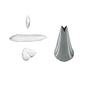 Насадка №350 (BN350) - "Листик V", 4мм.