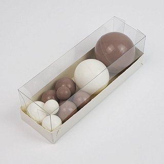 картинка Украшение "Шары из глазури", шоколадные, 11шт. 