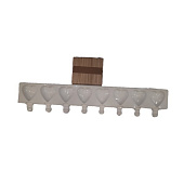 картинка Форма для мороженого "Сердца. Макси", 8 ячеек 