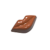 картинка Поликарбонатная форма "Chocolate World" - Губы с гранями 