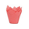 Бумажные формы для выпечки - "Тюльпан", Красный, 50*h75мм. 200шт.