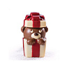 картинка Форма для отливки шоколадных фигурок - "Мишка в подарке" (MAC 408S) 