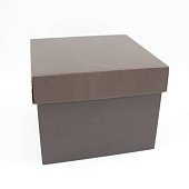 картинка Упаковка для торта "Royal", коричневая, 25*25*h20см. 