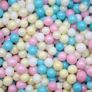 картинка Сахарные бусинки - Разноцветные перламутровые, 6мм. 1кг. (AI 27987) 