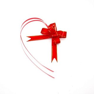 картинка Бант-Бабочка - Красный, 22*470мм 