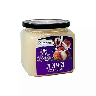 картинка Фруктовое пюре замороженное "Proff Puree"- Личи, 500гр. 