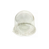 картинка Упаковка для десертов купольная с прозрачным дном 