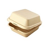 картинка Упаковка для бенто-торта, ланч-бокс, 450мл., сах.тростник 