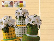 Пластиковый трафарет - "Ромбы", 230*230мм. (40-WR002) 