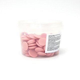 картинка Шоколад Callebaut - Клубничный, розовый, 200гр. 