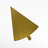 картинка Подложка треугольная с ручкой, картон, золотой, 12*9см., 0.8мм., 200шт. 