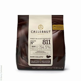 картинка Шоколад Callebaut Select - Темный, 54,5%, 400гр. 