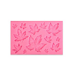 картинка Молд силиконовый "Кленовые листья", 1/1.5/2/3/3.5см. 