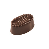 картинка Форма для конфет - "Овал с цветком" (MA 1335) 