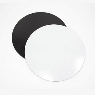 картинка Круглая черная подложка толщиной 2,5мм. 24см.  