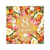 картинка Коробка на 9 конфет "8 марта", 14,5*14,5*3,5см. 