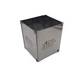 картинка Металлическая форма, раздвижная, Квадрат, 15-28*h15см. 