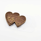 картинка Пластиковая форма для шоколада - "С бракосочетанием" 