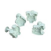 Набор вырубок с выталкивателем "Малышок", 4шт. 