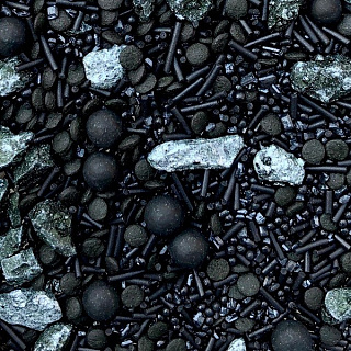 картинка Посыпки MIXIE - "Чернее ночи", 50гр. 