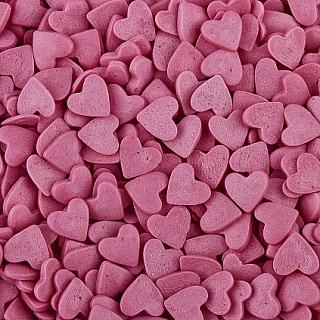 картинка Посыпки - "Сердечки розовые", 75гр. 