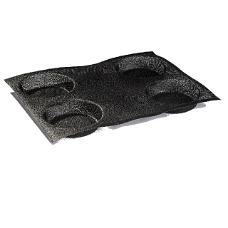 Антипригарные коврики с перфорацией, 2шт., 40*30см - "Круг" d120мм., h30мм.