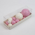 картинка Украшение "Шары из глазури", розовые, 11шт. 