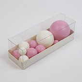 картинка Украшение "Шары из глазури", розовые, 11шт. 