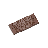 картинка Поликарбонатная форма "Chocolate World" - Плитка "Спасибо" 