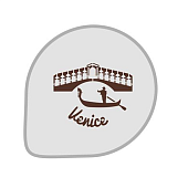 Трафарет - "Venice", 20см.  