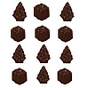 картинка Форма для отливки шоколадных фигурок - "Елка с подарком" (90-4110) 