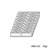 картинка Форма для пирожных - "Ромб" (Mignon A006) 
