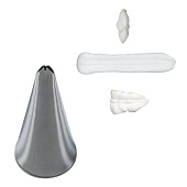 Насадка №65 (BX0035) - "Листик", 5*3.1*1мм.