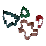 картинка Вырубки для печенья "Vela" Новый год, 4шт. 