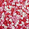 картинка Посыпки "Сердечки красные, белые, розовые мини", 75гр. 