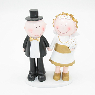 картинка Свадебная фигурка для торта - "Свадебная пара" (29070/p) 