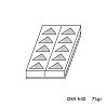 картинка Форма для пирожных - "Треугольник" (Monop A004) 
