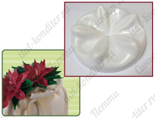 Пластиковая форма для сушки - "Новогодний цветок" (40-W189/p) 
