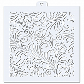 Трафарет для пряника "Листья узор"  
