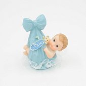картинка Фигурка для торта - "Новорожденный", голубая (26148*С/p) 