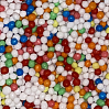 картинка Посыпка кондитерская "Шарики микс 7 цветов", 100гр. 