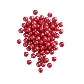 картинка Драже "Жемчуг красный" 6-8мм, 75гр. 