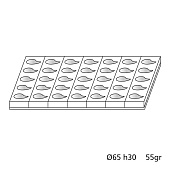 картинка Большая форма для пирожных - "Слеза" (Monop C009) 