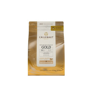 картинка Шоколад Callebaut Gold - Белый с карамелью, 100гр. 
